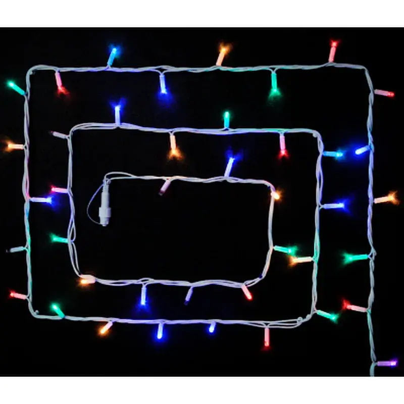 Гірлянда Delux STRING flash 100LED 10 м мульти/білий IP44 EN (90012974)