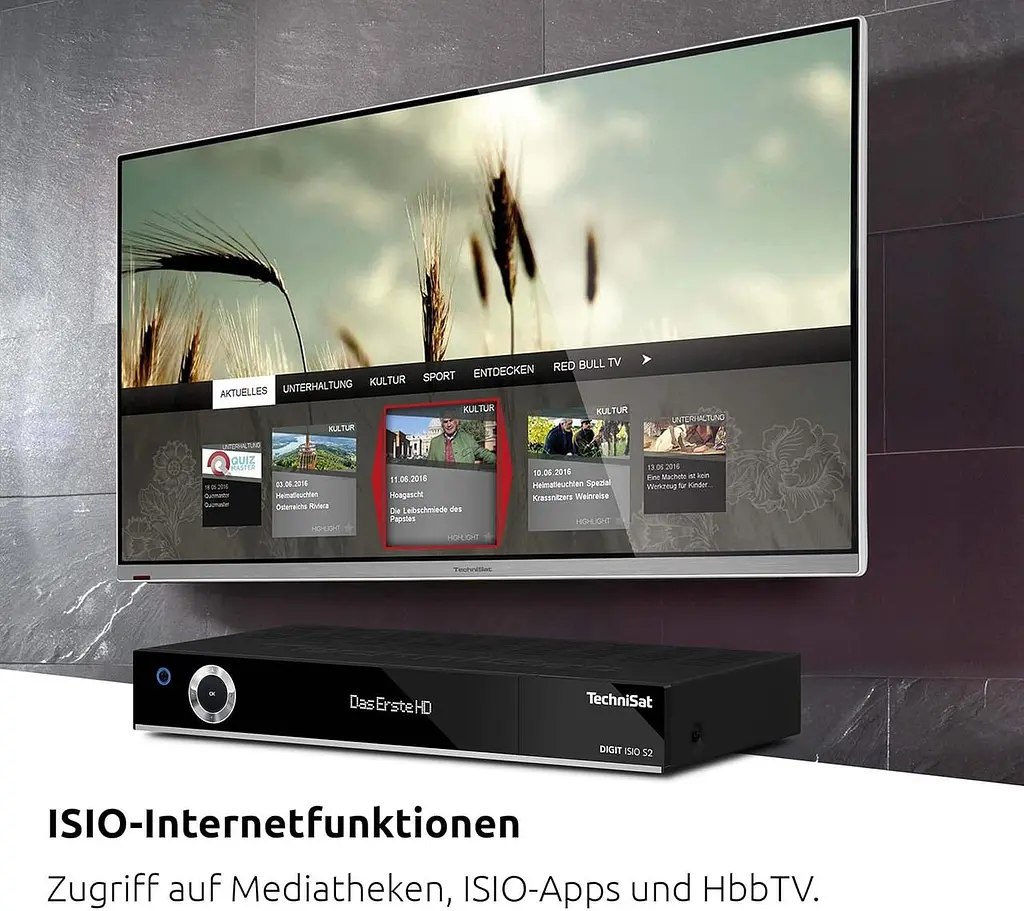Супутниковий приймач TechniSat DIGIT ISIO S2 HD з подвійним тюнером HDTV, DVB-S2, функція запису PVR через USB або в мережі - фото 7