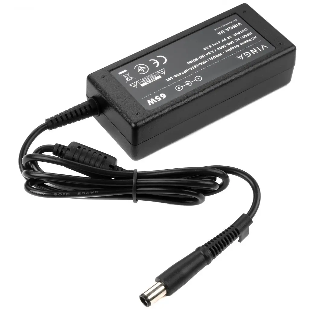 Блок живлення до ноутбуку Vinga HP 65W 18.5V 3.5А 7.4x5.0 (VPA-1835-HP7450-101) - фото 4