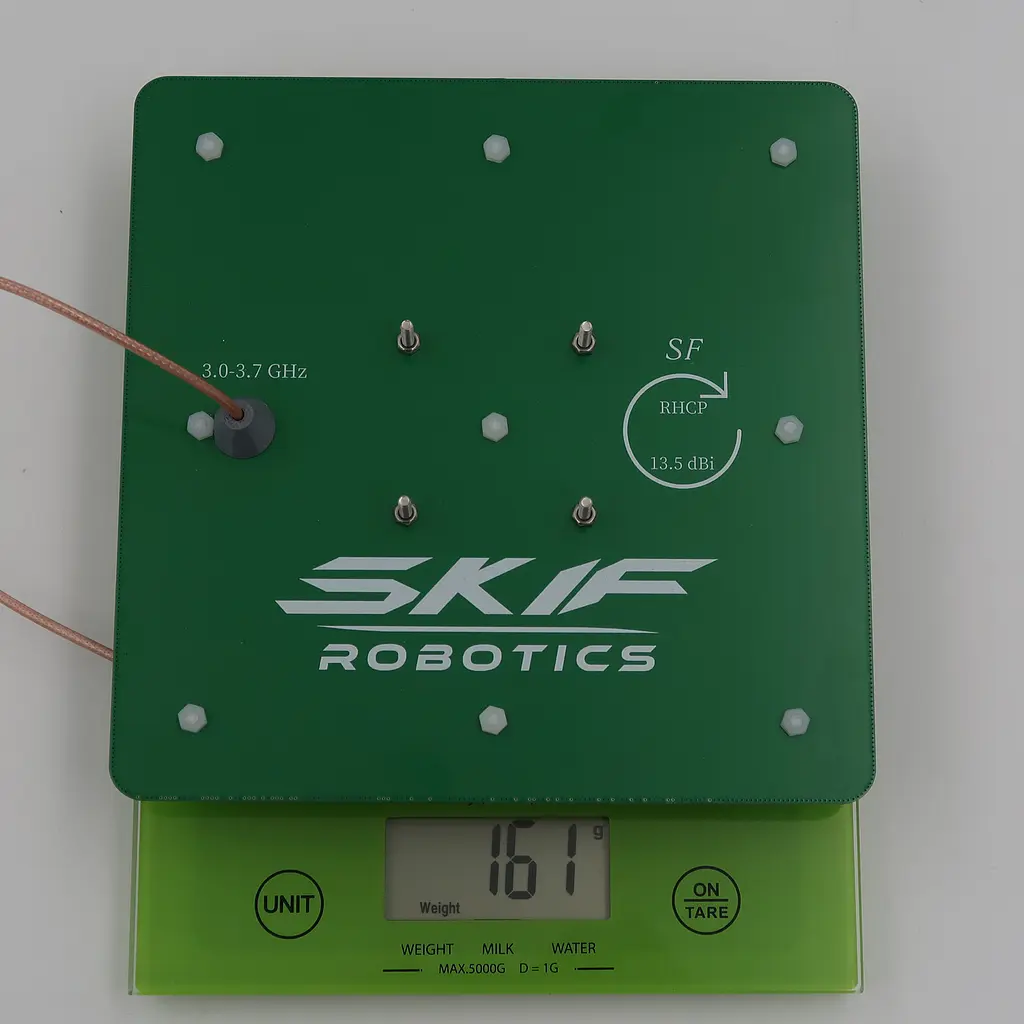 Патч Skif 13.5dBi RHCP 3.0-3.7 GHz (Made in UA) - фото 3