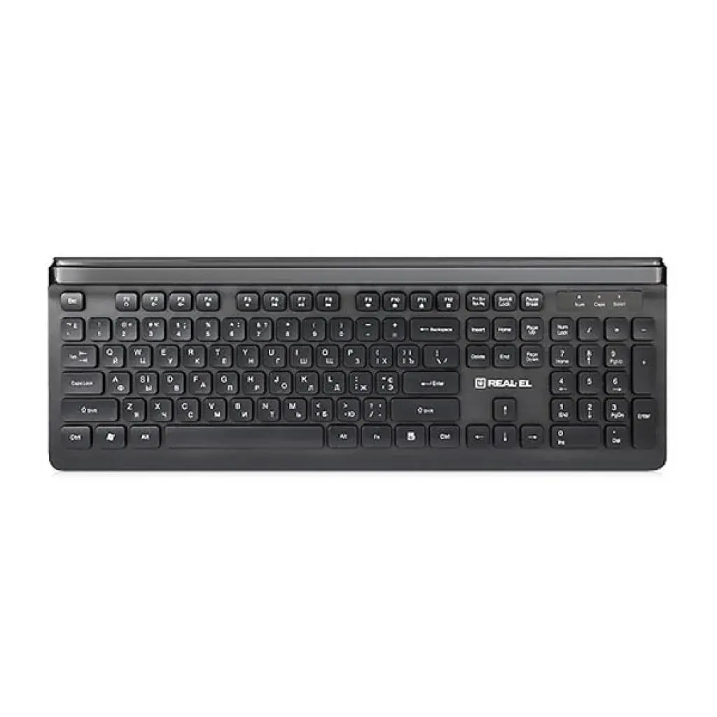 Клавіатура REAL-EL 7085 Comfort Black (EL123100032) - фото 3