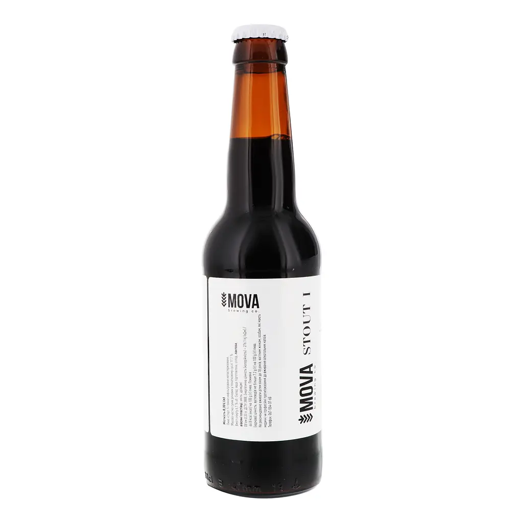 Пиво MOVA Stout Oatmeal, темне, нефільтроване, 4,9%, 0,33 л - фото 5