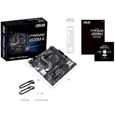 Материнська плата Asus (PRIME A520M-K) - фото 8