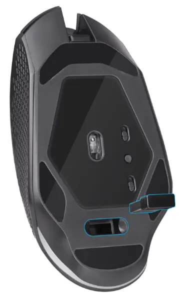 Миша Defender Glory GM-514 Wireless BLACK (52514) - фото 5