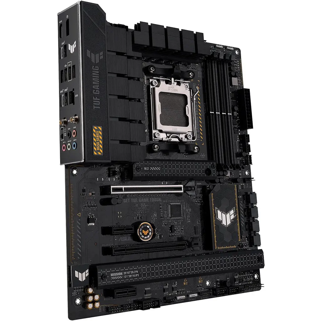 Материнська плата Asus TUF Gaming B650-PLUS WIFI sAM5 B650 4xDDR5 M.2 USB HDMI DP WiFi BT ATX - фото 4