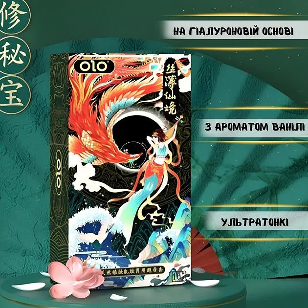 Презервативи Olo Silky Wonderland суперзволожені ультратонкі з гіалуроновою кислотою 10 шт. - фото 3