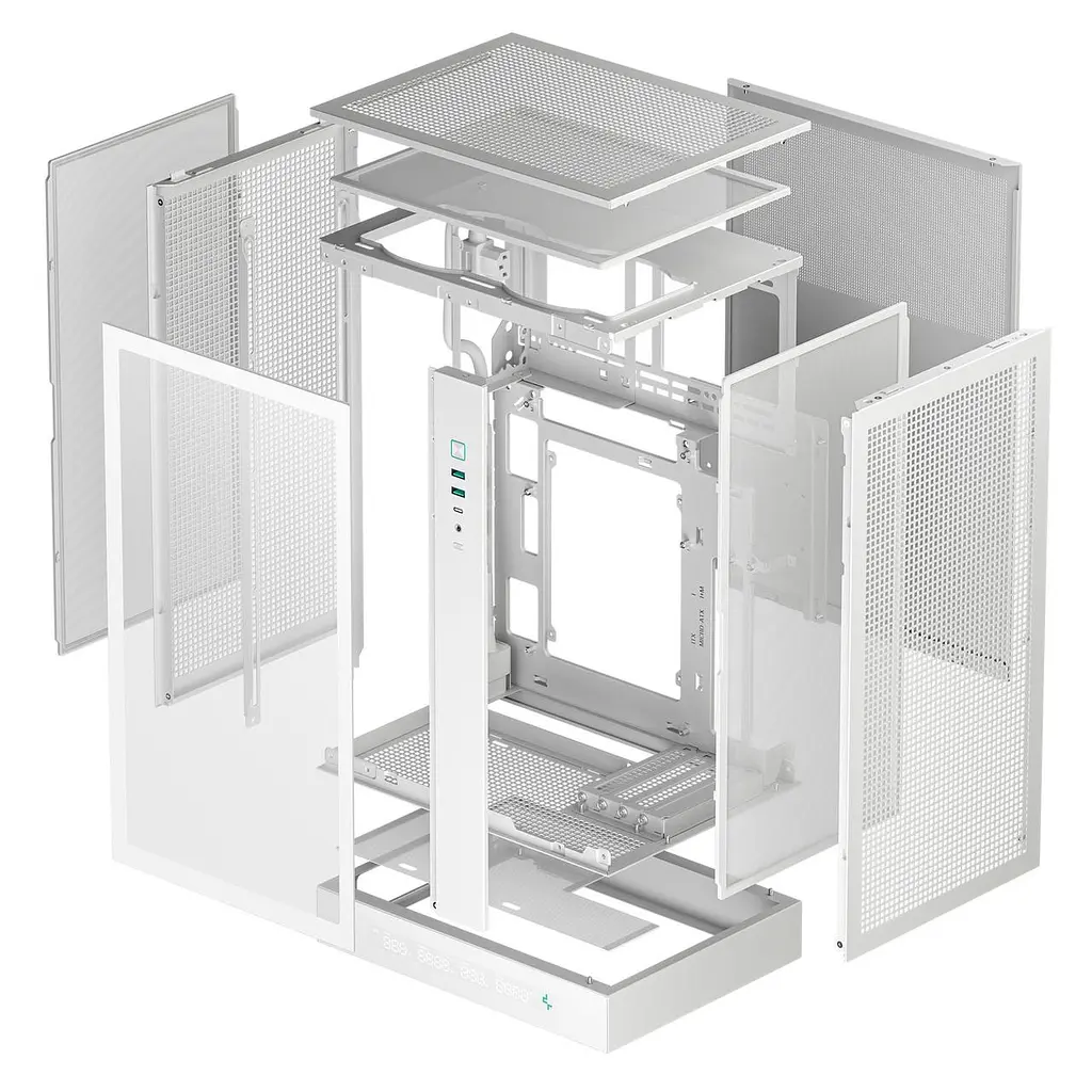 Корпус DeepCool CH270 Digital Білий (R-CH270-WHNDM0-G-1) без БЖ - фото 8