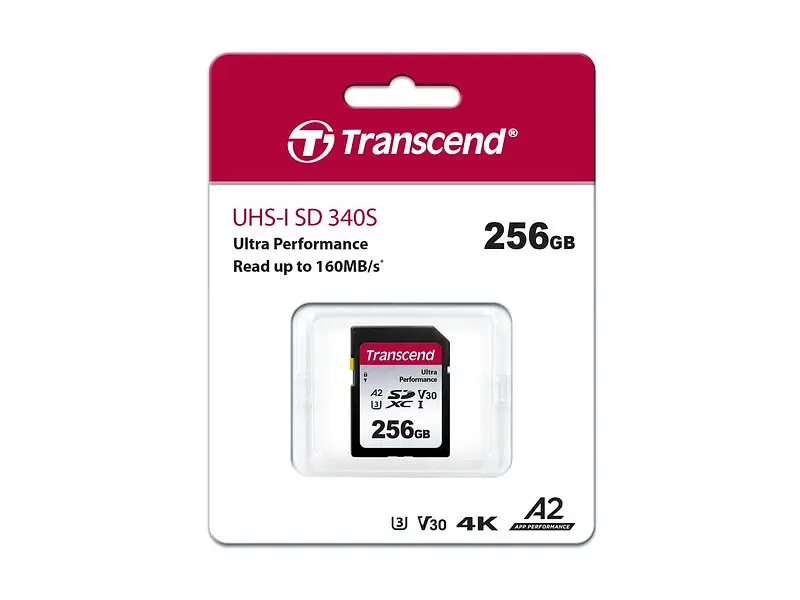 Карта памяти Transcend 340S SDXC UHS-I U3 V30 A2 256 GB (TS256GSDC340S) - фото 2