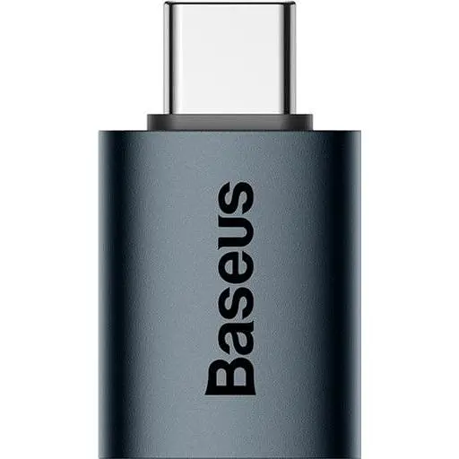 Переходник Baseus Ingenuity Series Mini OTG Adaptor USB-C to USB-A Blue (ZJJQ000003) [78669] - фото 2