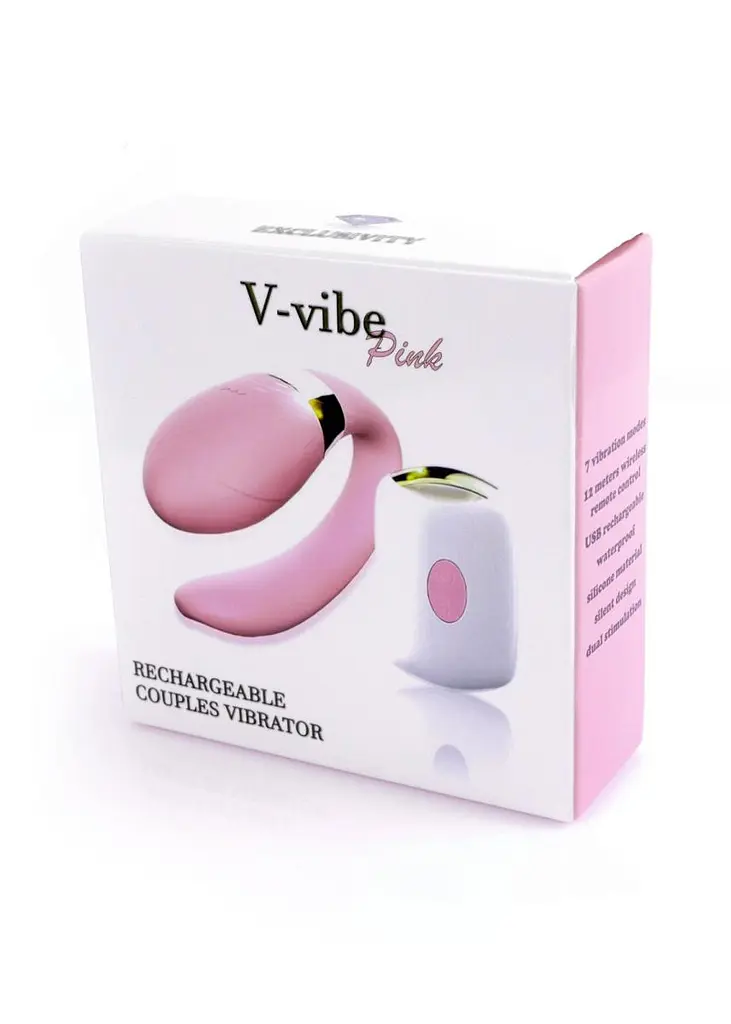 Вибратор Boss Series V-Vibe 9 см розовый - фото 8