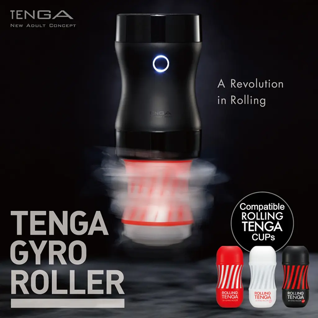 Мастурбатор Tenga Rolling Tenga Gyro Roller Cup Strong, новий рельєф для стимуляції обертанням - фото 3