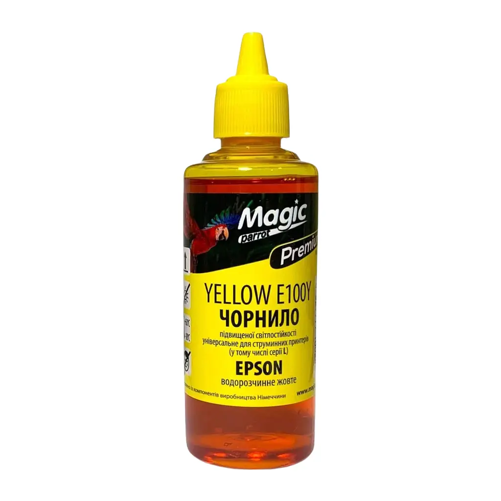 Чорнило універсальне Magic Parrot Premium Epson E100Y yellow 100 мл (2475914700)