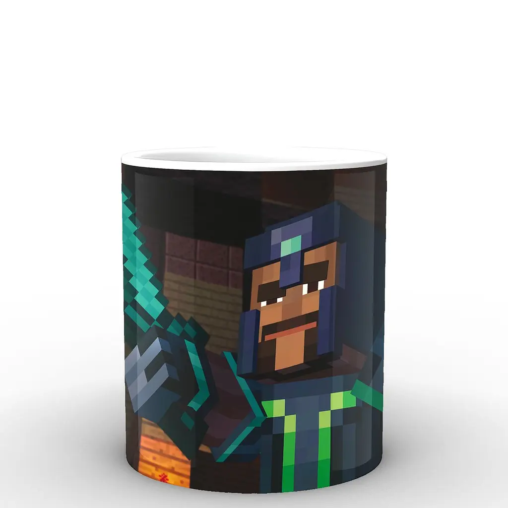 Кухоль GeekLand Minecraft Майнкрафт постер MС.02.036 330 мл білий - фото 2