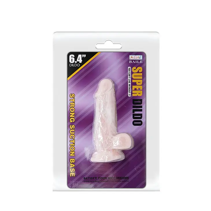 Фаллоимитатор Baile Super Dildo 6.4" 16.5 см телесный - фото 5