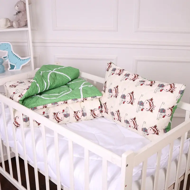 Набір антиалергенний MirSon зима Kids Time 20-0031 Ladybug 140x205 см EcoSilk: ковдра з подушкою (2200009664625) - фото 4