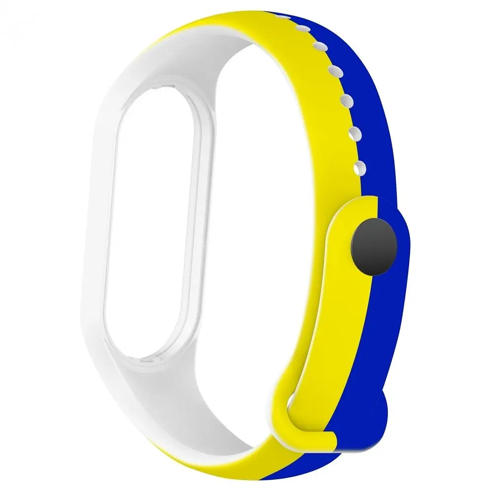 Ремінець ArmorStandart Xiaomi Mi Band 7/6/5 New Style [Blue - Yellow] [70842] - фото 3