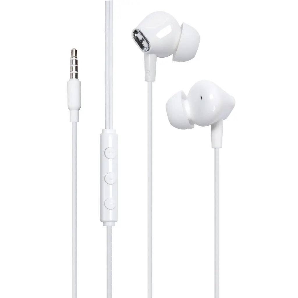 Навушники Vention Echo Lite 3.5mm In-Ear Wired White (GBAWAV)