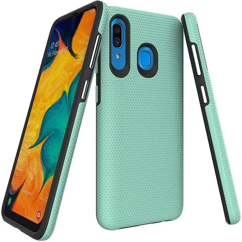 Чохол-накладка Toto Triangle TPU+PC Case Samsung Galaxy A20/A30 Mint - фото 2