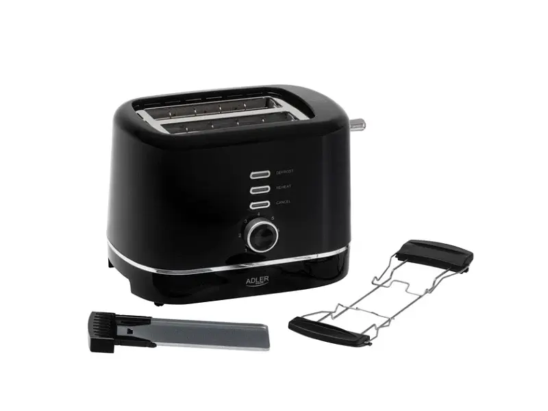 Тостер Adler AD 3224 Black - фото 5