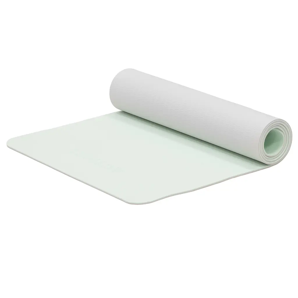 Килимок спортивний Actiget TPE 183 x 61 x 0.6 см для йоги та фітнесу ACT0024 Mint/Grey - фото 8