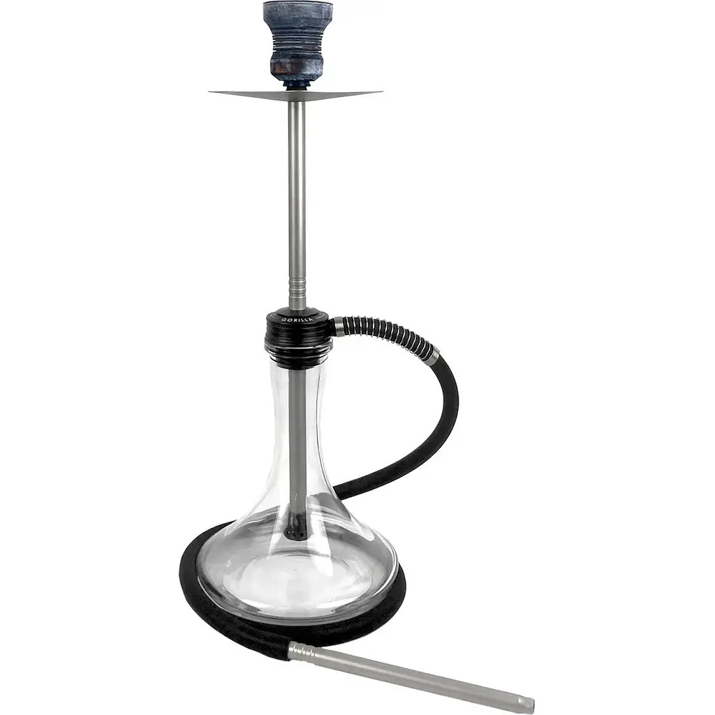 Кальян GORILLA 2.0 Black Craft Clear - фото 2