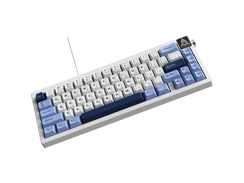 Клавіатура Ajazz AK650 Sea Salt Switch White USB-C (AK650-SS-BWB) - фото 5