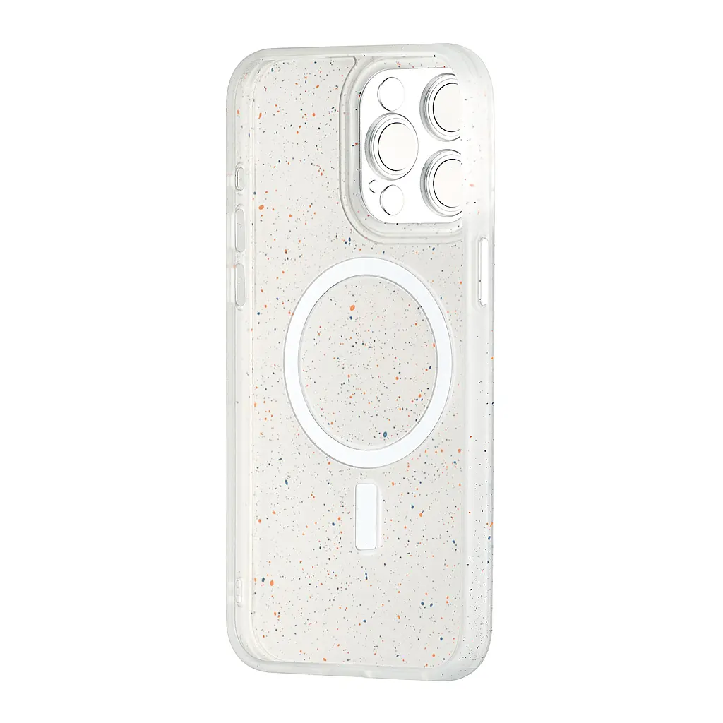 Чохол Splatter with MagSafe iPhone 15 Pro Max White - фото 3