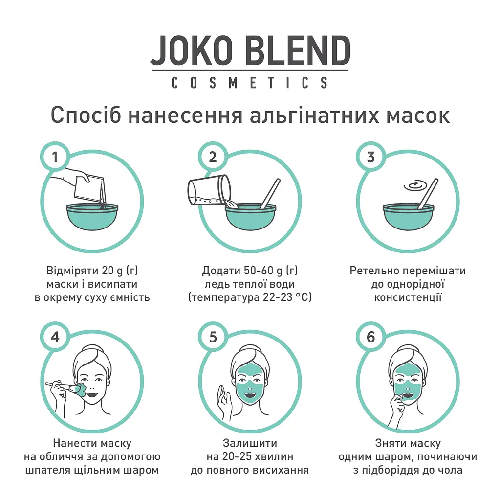 Альгінатна маска Joko Blend з чорницею та ацеролом, 200 г - фото 4