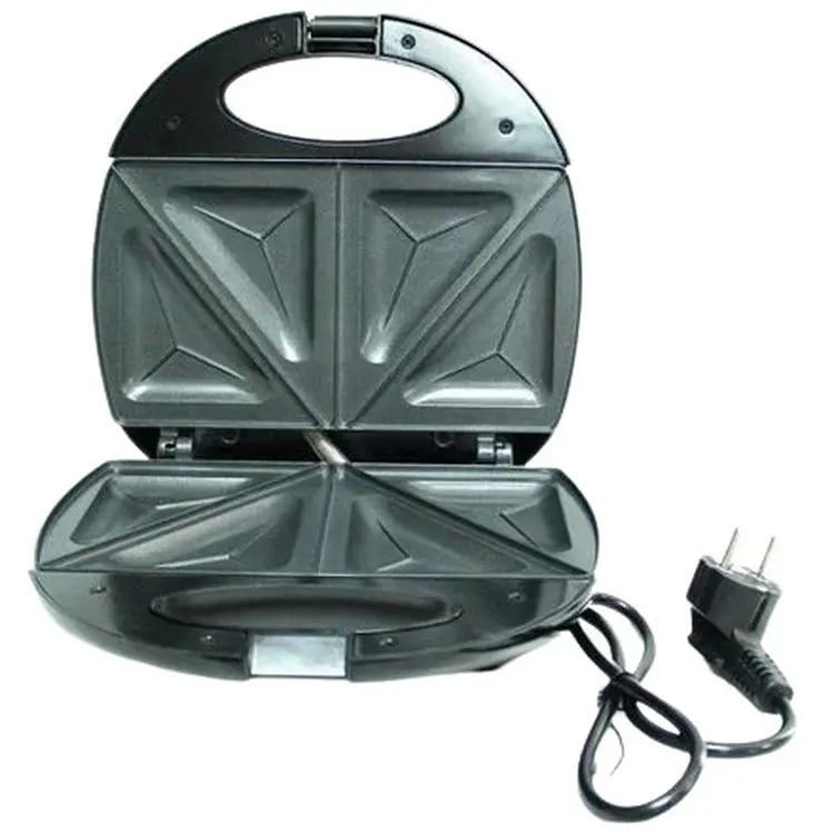 Сендвичница Crownberg CB-1074, 4 в 1 антипригарная сменные пластины 750 Вт черная (1074_820) - фото 2