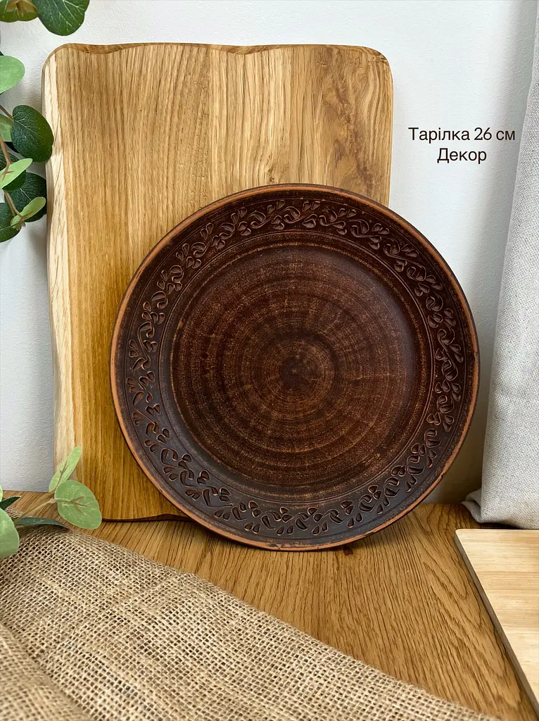 Столовий сервіз керамічного (глиняного) посуду для Борща на 6 осіб - фото 8