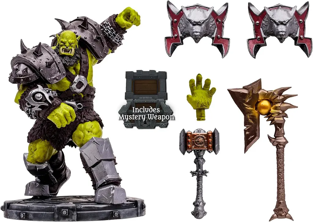 Фигурка McFarlane World of Warcraft Orc Warrior and Shaman Варкрафт Мир Военного Ремесла Орк 17 см (MF WOW O) - фото 5