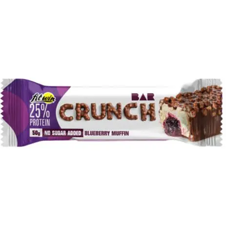 Батончик FitWin Crunch Bar 25% 12x50 г Черничный маффин - фото 2