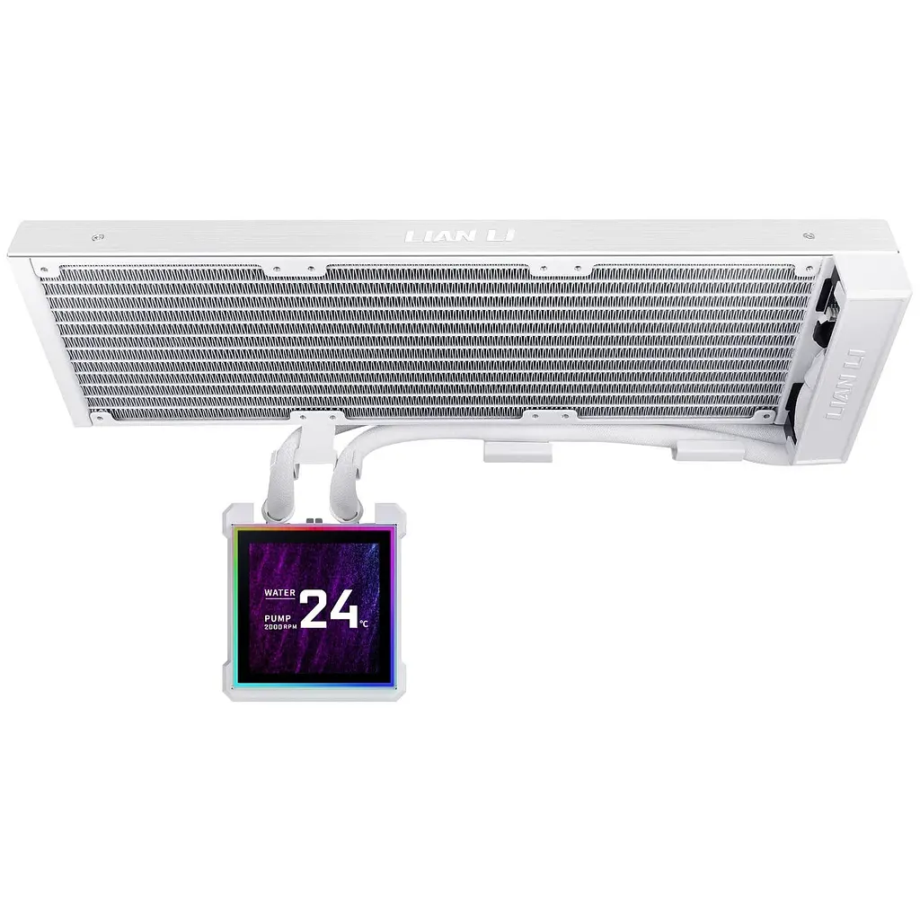 Система водяного охолодження Lian Li HydroShift II LCD-S 360N Fanless White (G89.GHS2LCDS36NW.00) - фото 3