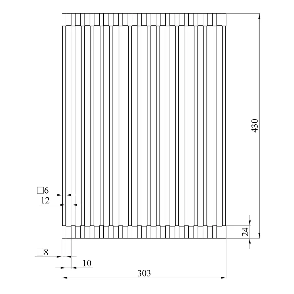 Сушилка для посуды Kroner KRP Matte - SCH4331-1 CV028240, Черный - фото 2