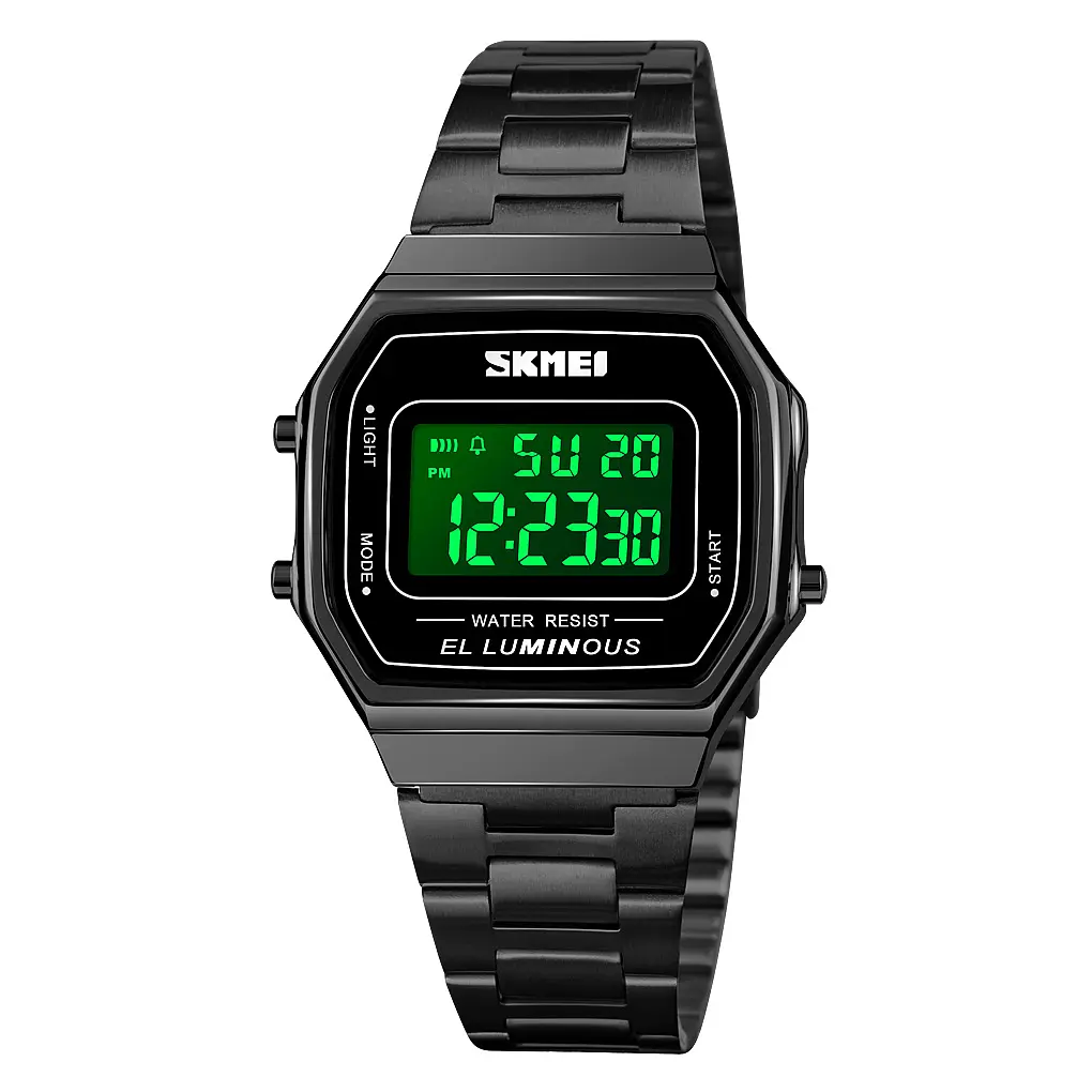 Наручний годинник чоловічий 1647BK Black Skmei acs0030657 - фото 2