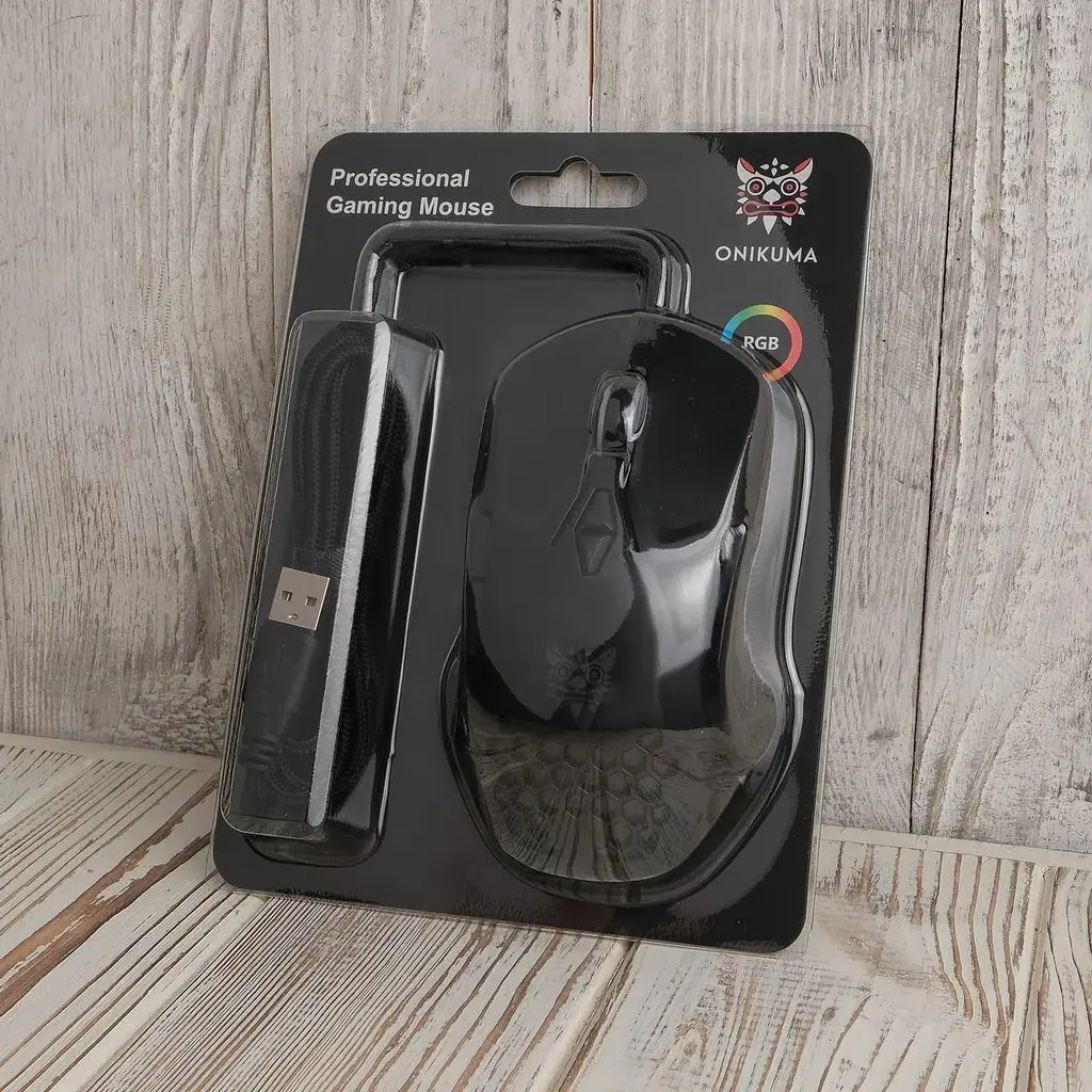 Миша ONIKUMA Gaming CW902 RGB підсвічування 6400dpi чорна - фото 2