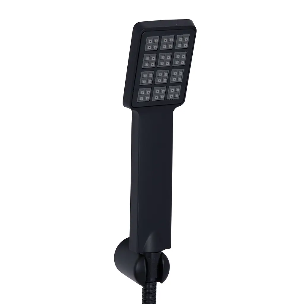 Змішувач для ванни Lidz Wawel 006 (з душовим гарнітуром) (k35) LDWAW006BLA45393 Black - фото 4