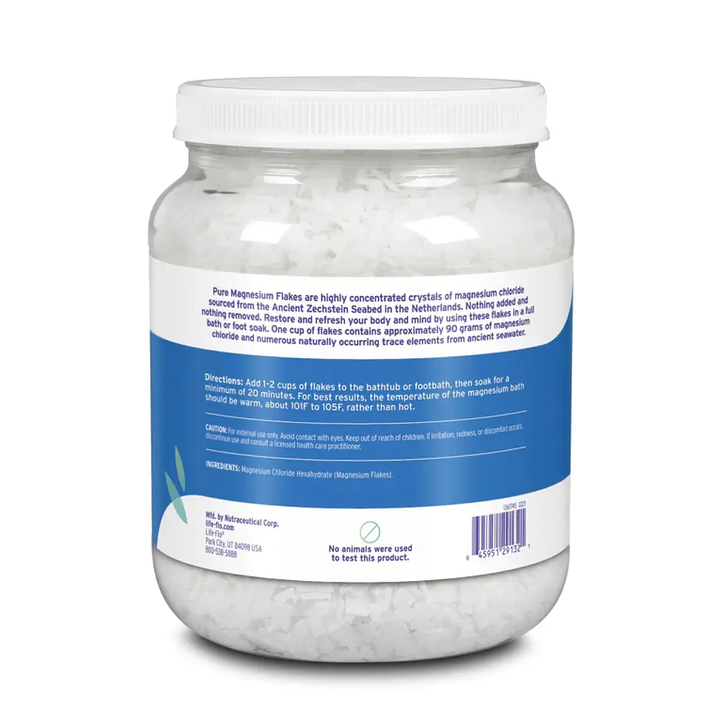 Магній Life Flo Pure Magnesium Flakes 44 oz - фото 2