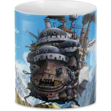 Кухоль GeekLand Ходячий Замок Хаула Howls Moving Castle 330 мл білий - фото 2