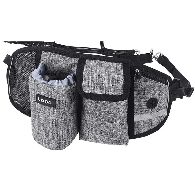 Поясна сумка для вигулу собак з поводком Dog Walking Waist Belt Bag - фото 3