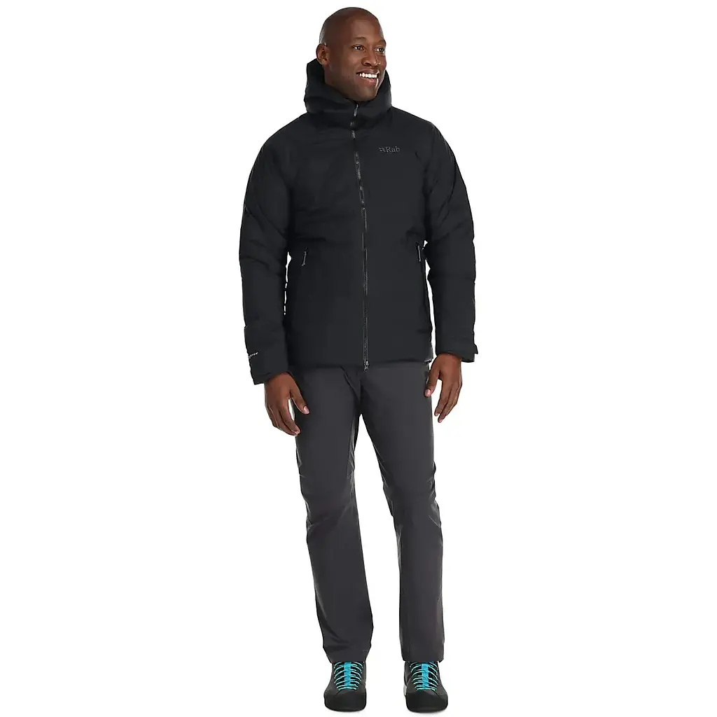 Мембранная мужская теплая куртка Rab Valiance Jacket L Черный - фото 3