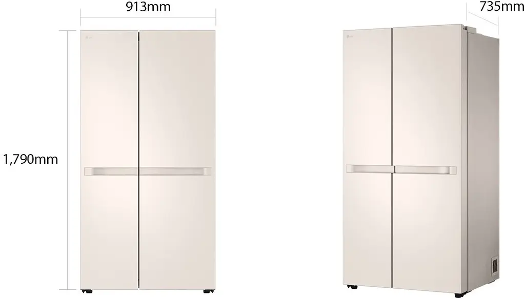 Холодильник LG SBS GC-B257KEHW - фото 11