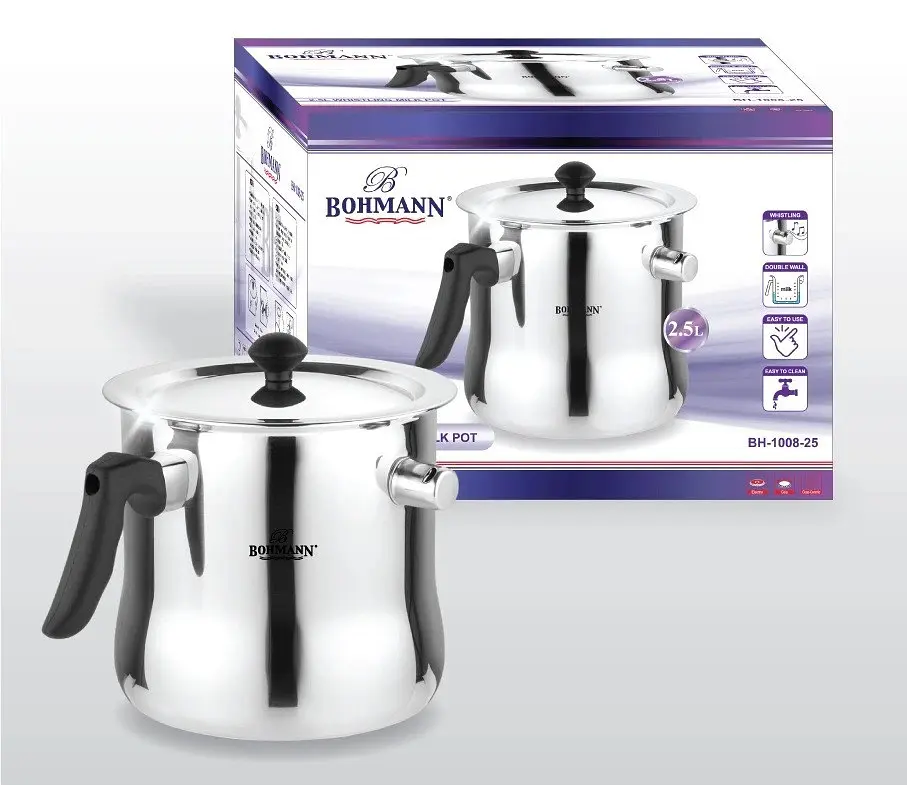 Молочник зі свистком Bohmann BH 1008-25 2,5л - фото 2