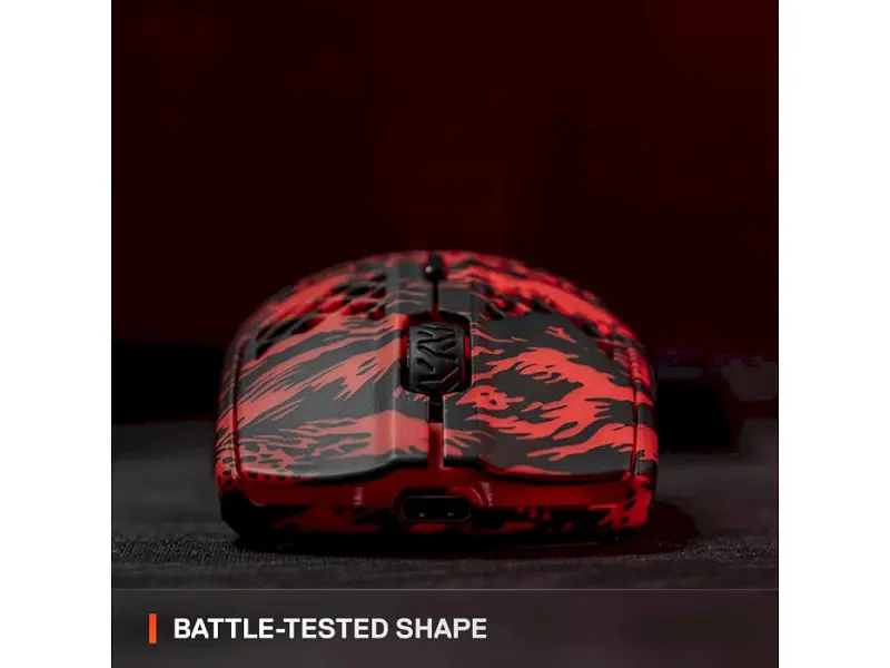 Миша SteelSeries Aerox 3 Wireless Faze Clan Edition Red Black (62609) - фото 6