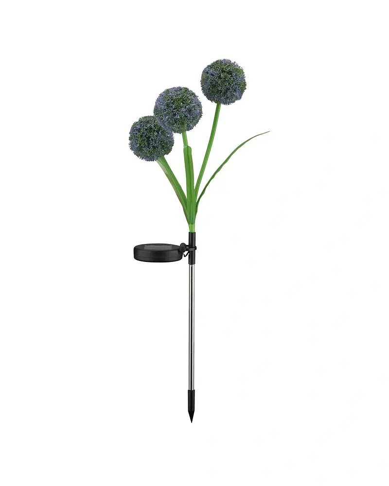 Уличный светильник на солнечной батарее Goldlux 329516 Allium Color LED 6500K IP44 зеленый - фото 3