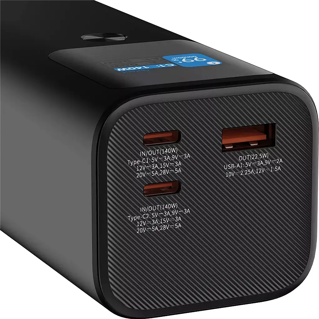 Внешний аккумулятор Canyon PB-2010 Power Bank 27000mAh 140W Dark Grey [CNE-CPB2010DG] [120802] - фото 6