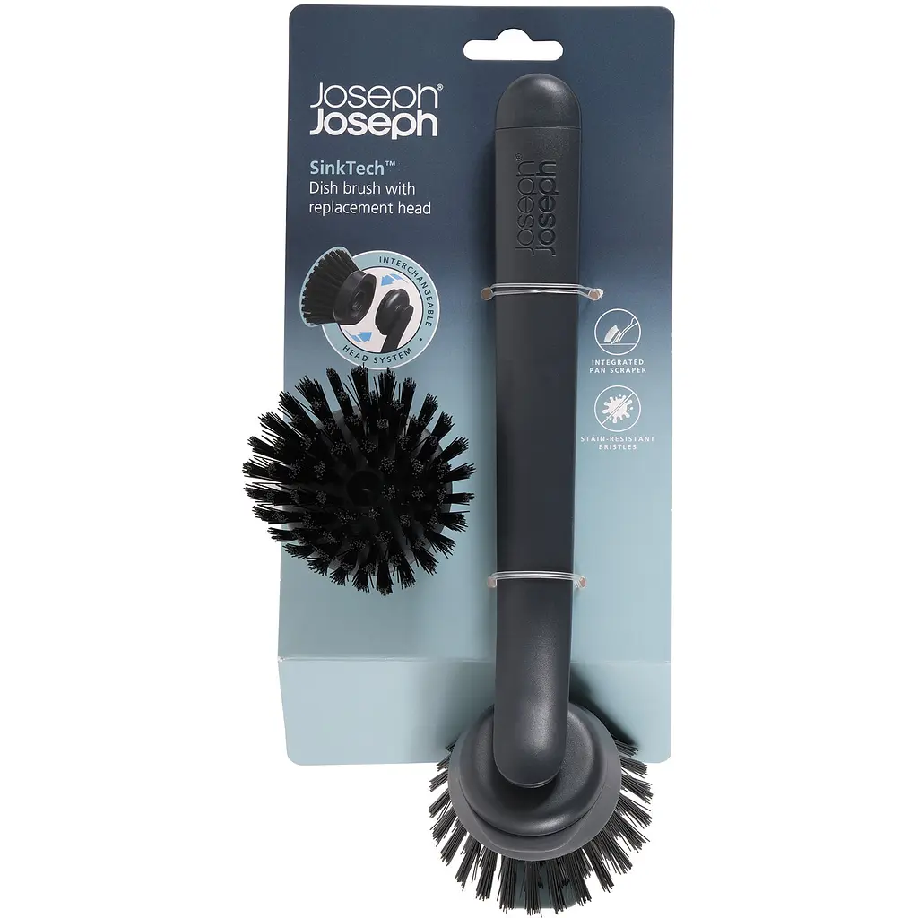 Щітка для миття посуду Joseph Joseph Core зі змінною головкою 26x3x5.5 см (6500009) - фото 8