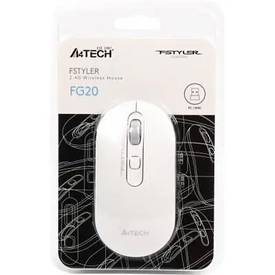 Компьютерная мышка A4Tech FG20 White (4711421952613) - фото 6