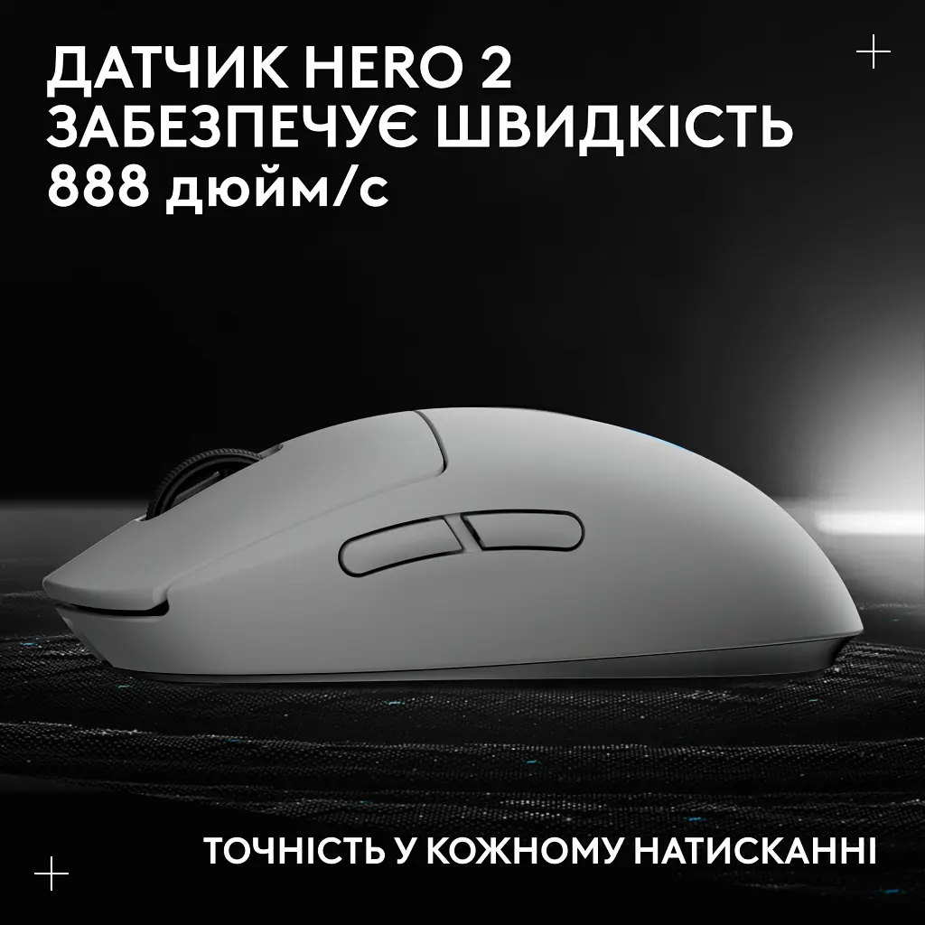 Мишка Logitech G Pro 2 Lightspeed Wireless White (910-007302) - фото 11