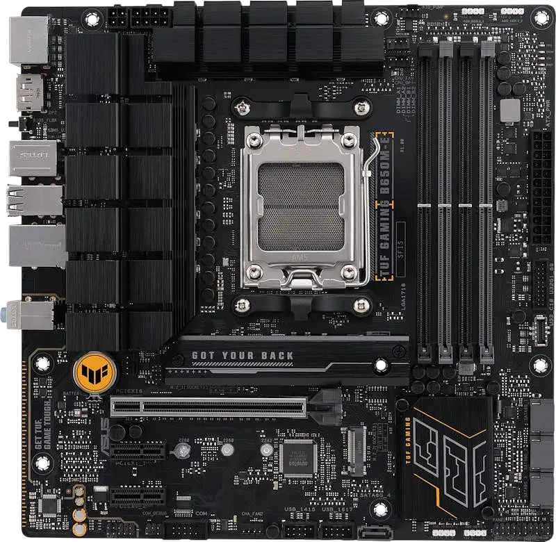 Материнська плата Asus B650M-E TUF Gaming Socket AM5 (TUF GAMING B650M-E) Б/В - фото 2